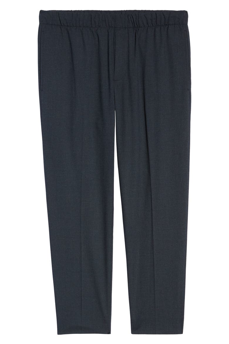 Elastic Waist Slim Fit Pants, Alternate, color, NAVY MULTI