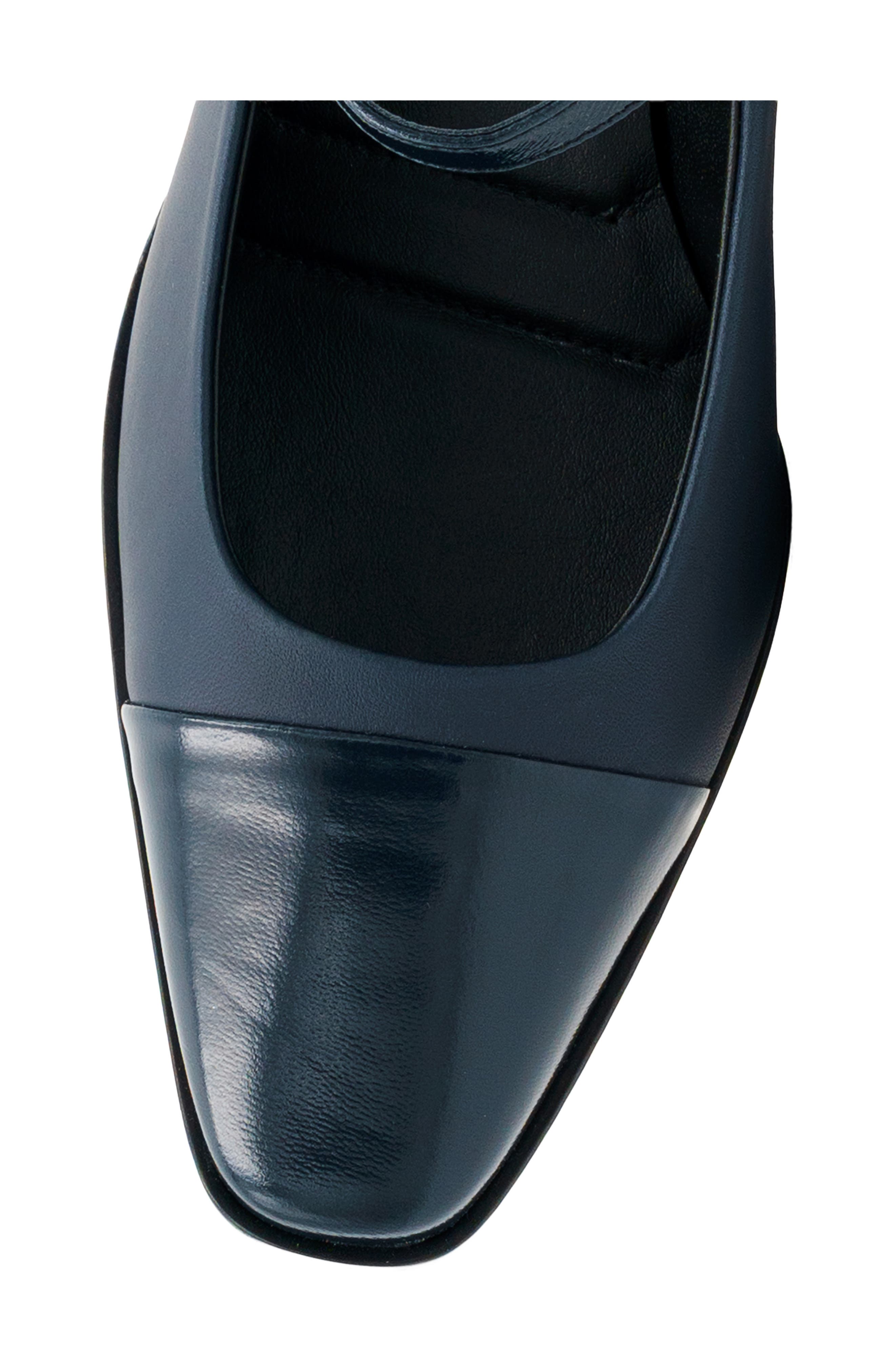 Felino Leather Mary Jane Pump, Alternate, color, NAVY