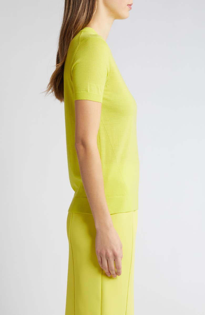 BOSS Falyssiasi Wool T-Shirt Sweater, Alternate, color, Tennis Yellow