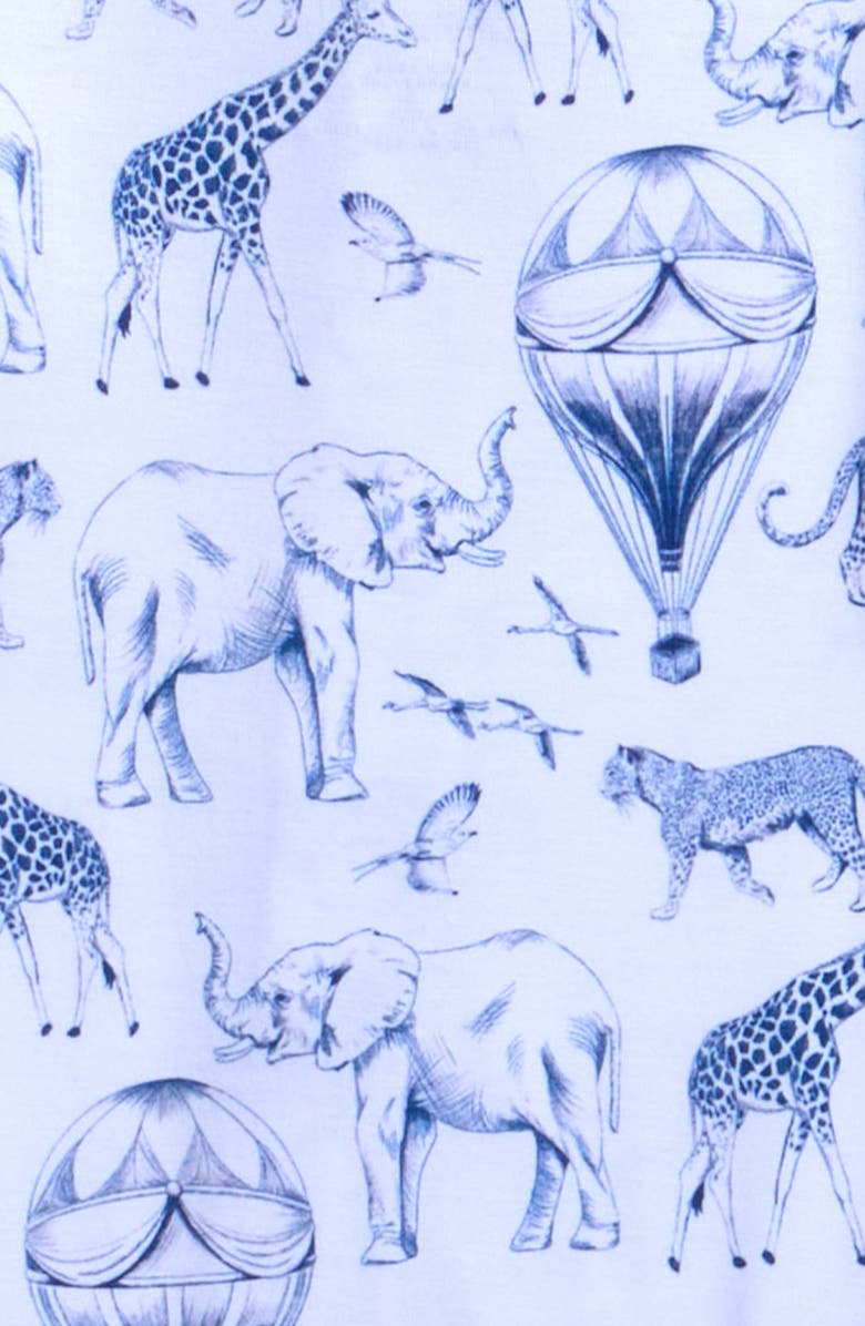 Posh Peanut Convertible Jersey Footie, Alternate, color, Blue