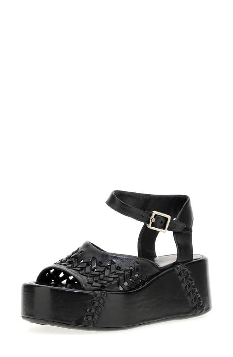 Maddox Ankle Strap Platform Sandal (Women)