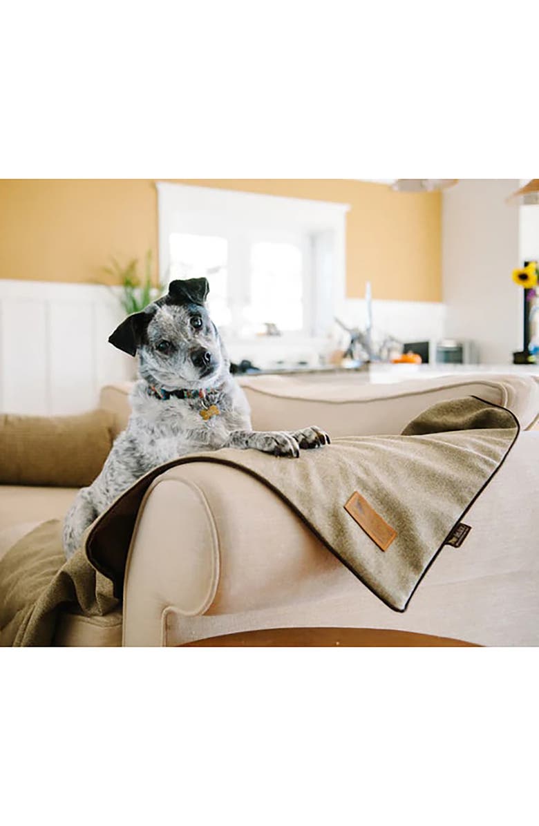 P.L.A.Y. Luxe Throw Twill Pet Blanket 54X47 Inches, Alternate, color, Brown