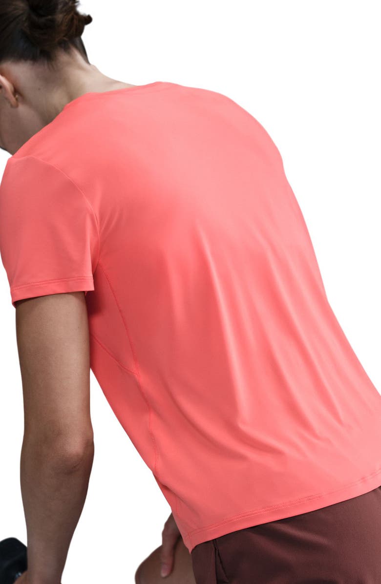 Nike One Classic Dri-FIT Training Top, Alternate, color, Coral/ Black