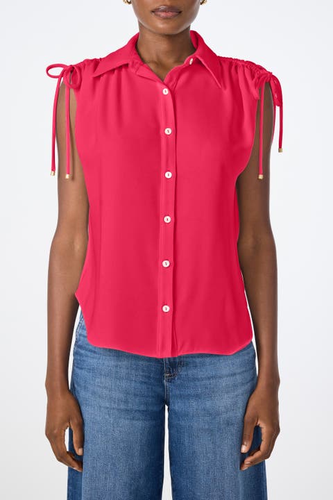 トリーナターク Trina Turk Lyndi Top レディース シャツ トップス Red Spark LYNDI TOP