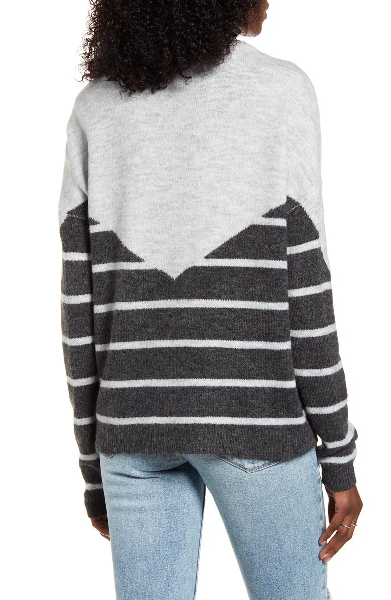VERO MODA Colorblock Stripe Sweater, Alternate, color, 