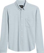 Rails Vincent Bird's Eye Knit Button-Down Shirt