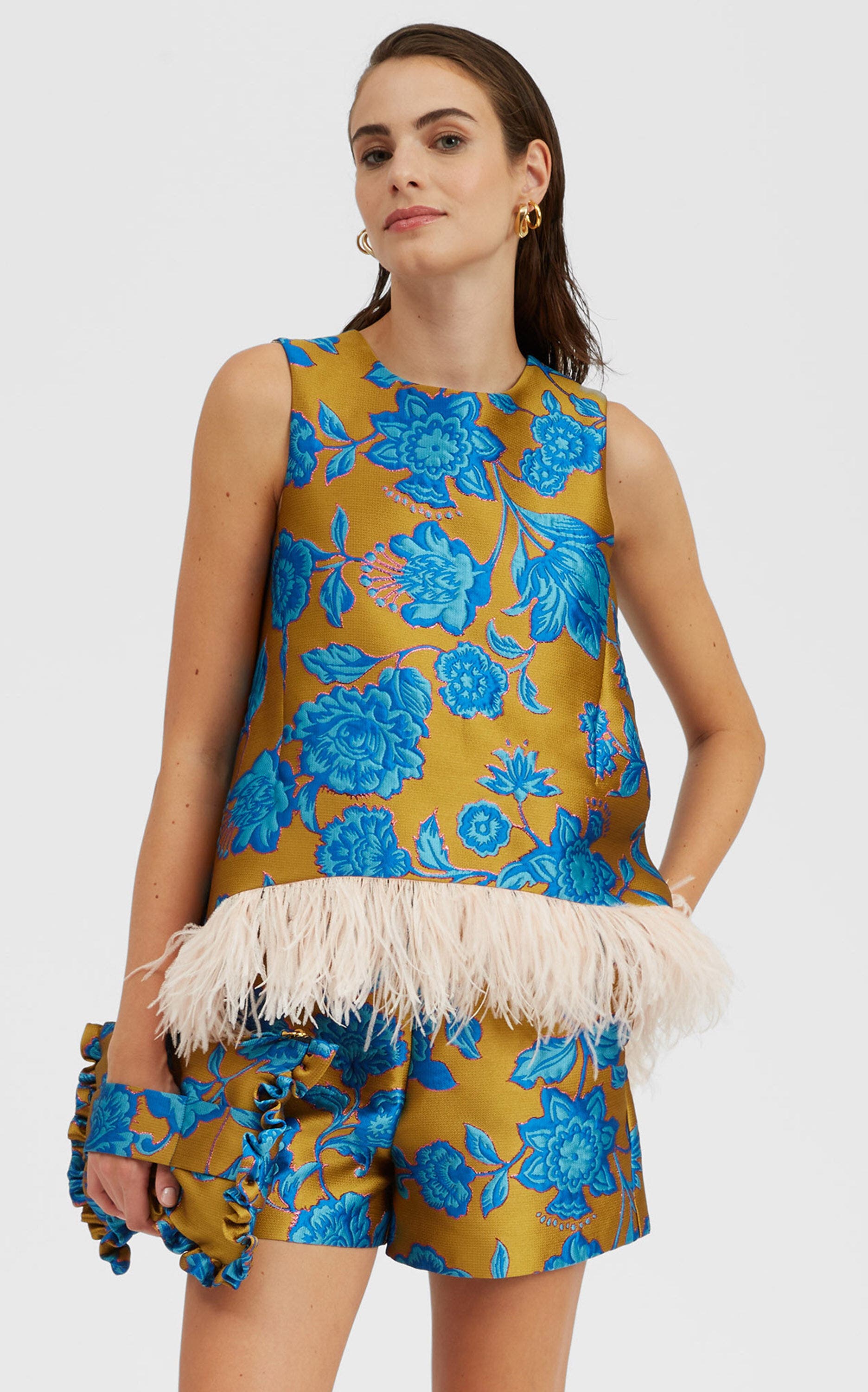 selected Hottie Jacquard Turquoise