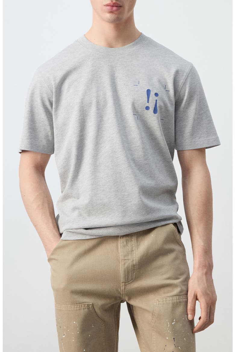 x Fantastic Man ! Graphic T-Shirt, Main, color, MEDIUM HEATHER GREY