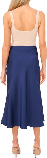Satin Bias Skirt