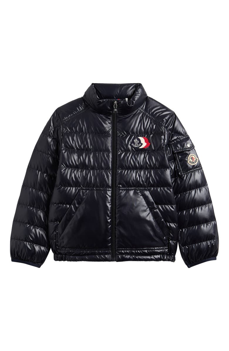 Moncler Kids' Bengi Down Puffer Jacket, Main, color, Navy