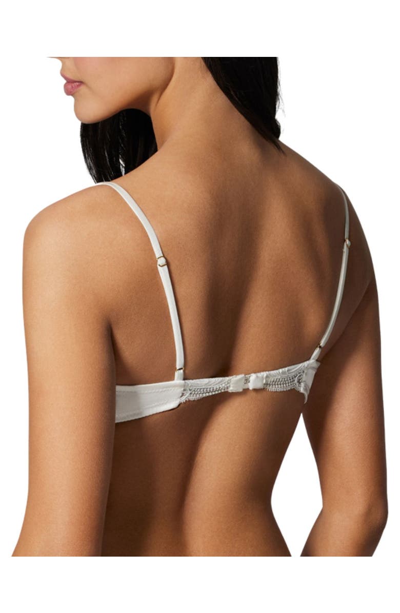 Kiki de Montparnasse Voltaire Demi Bra, Alternate, color, Ivory