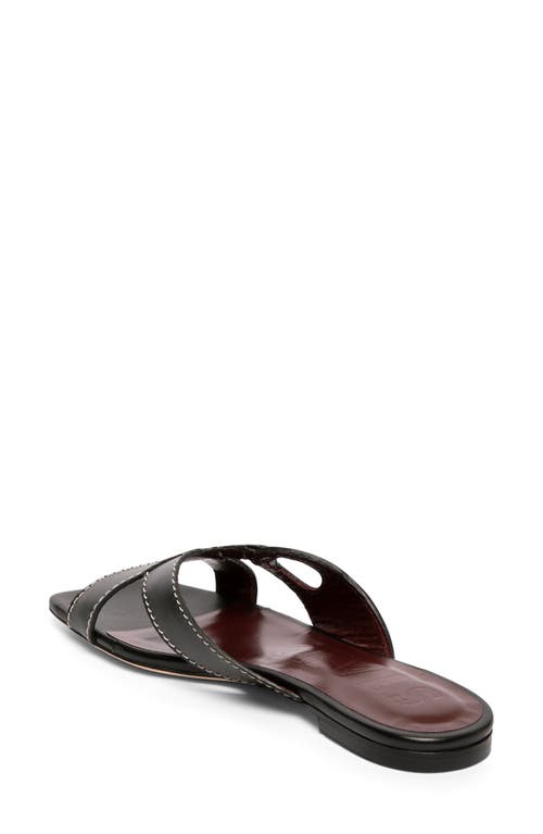 Staud Camille Slide Sandal In Black