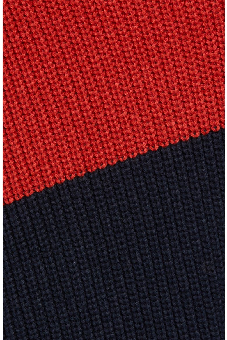 Asymmetrical Colorblock Sweater, Alternate, color, ROOIBOS TEA
