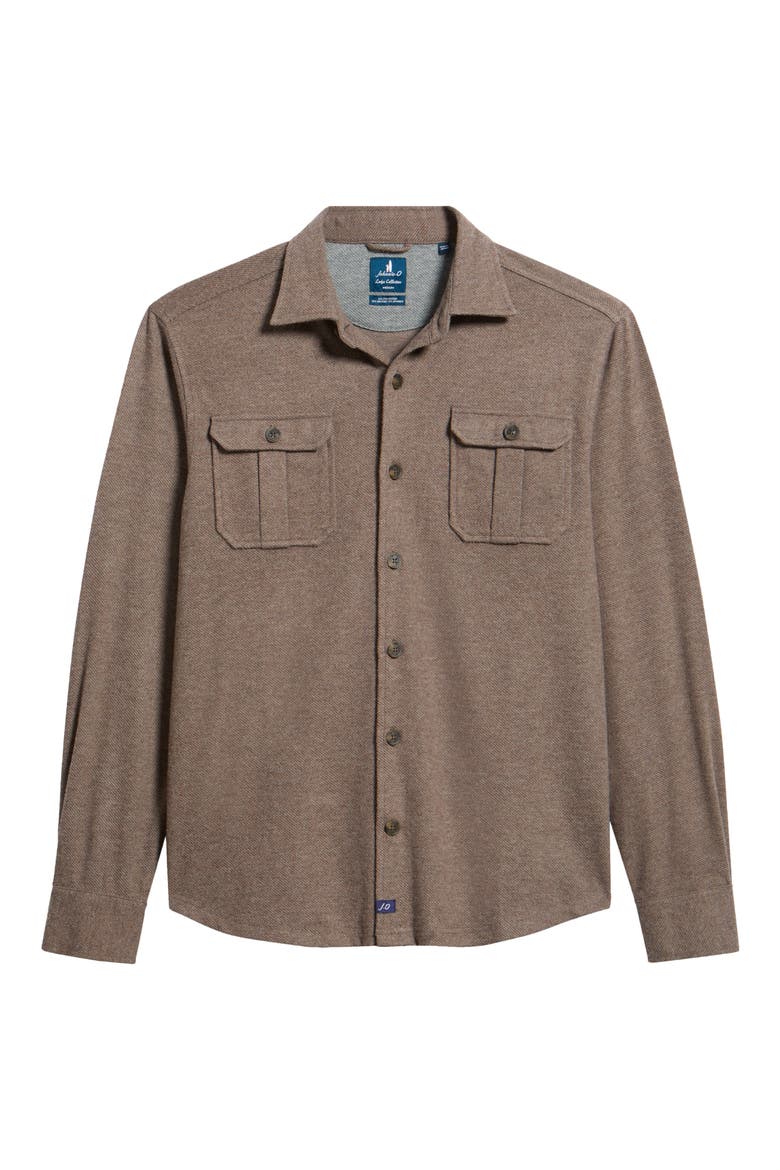 Sequoia Flannel Lodge Shirt, Alternate, color, HAVANA