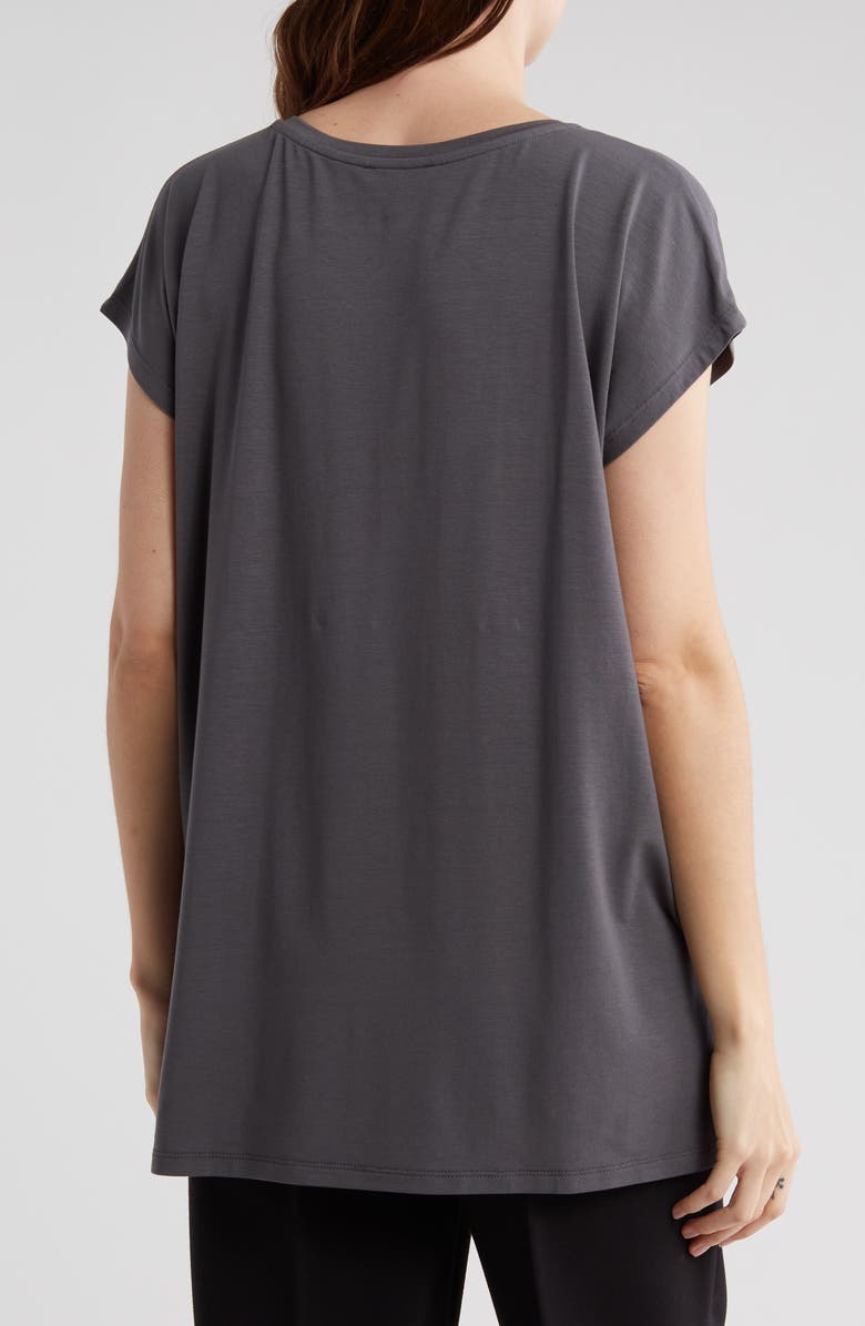 Eileen Fisher V-Neck Tencel<sup>®</sup> Lyocell T-Shirt, Alternate, color,