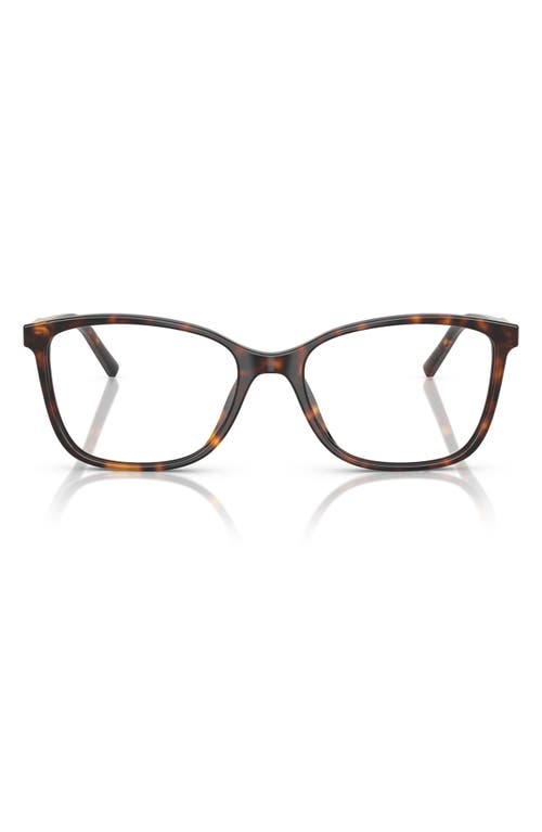 Dolce & Gabbana Dolce&gabbana 54mm Rectangular Optical Glasses In Brown