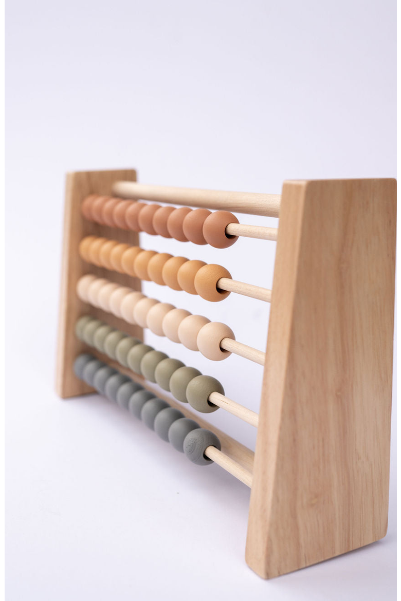 Wooden Abacus, Alternate, color, Neutral Tones