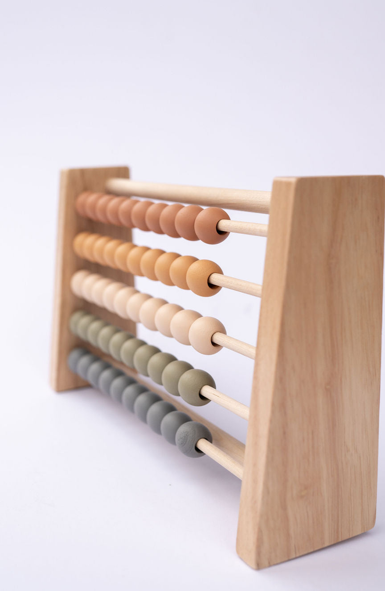 BROOKLYN NEUTRAL Wooden Abacus, Alternate, color, Neutral Tones