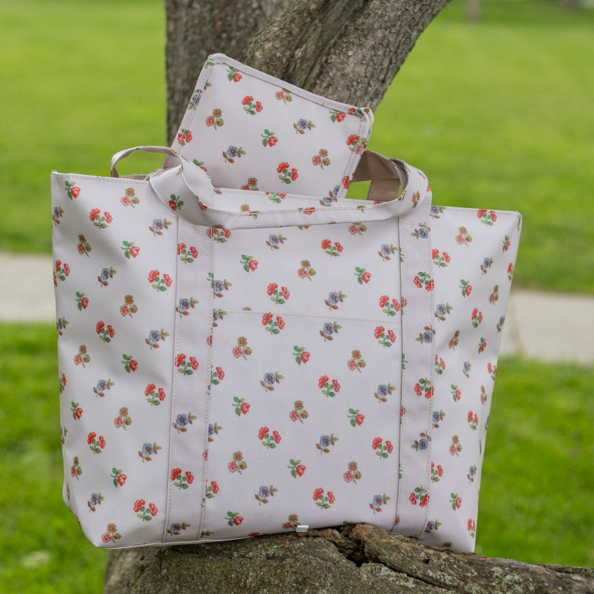 TRVL Design Charlotte Jumbo Tote, Alternate, color, Tan