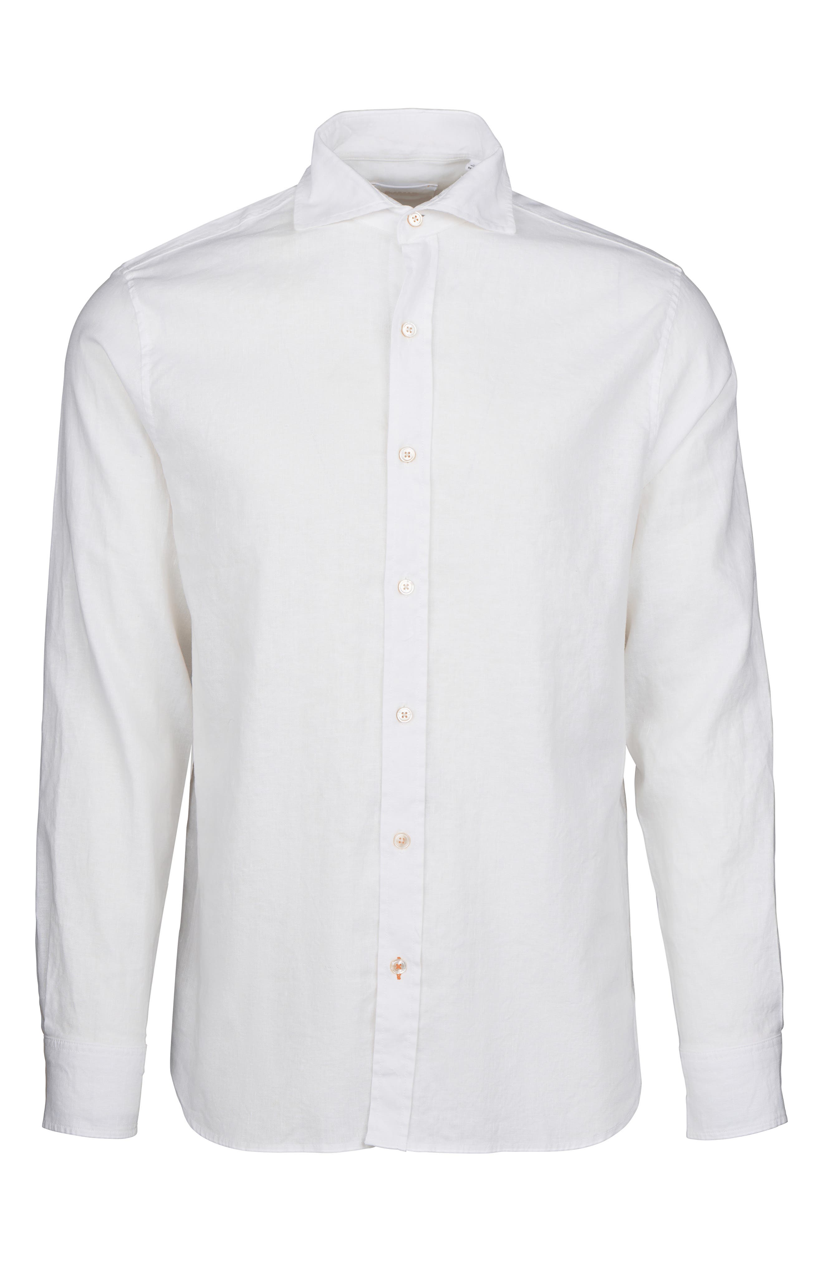 Santorini Stretch Linen & Cotton Button-Up Shirt - image 3