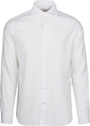 SWIMS Santorini Stretch Linen & Cotton Button-Up Shirt