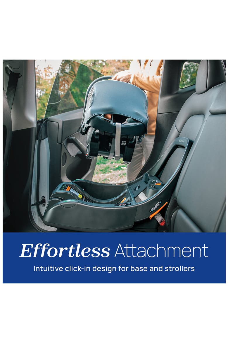 KeyFit® Max Zip ClearLux™ Extended-Use Infant Car Seat, Alternate, color, BLUE GREY