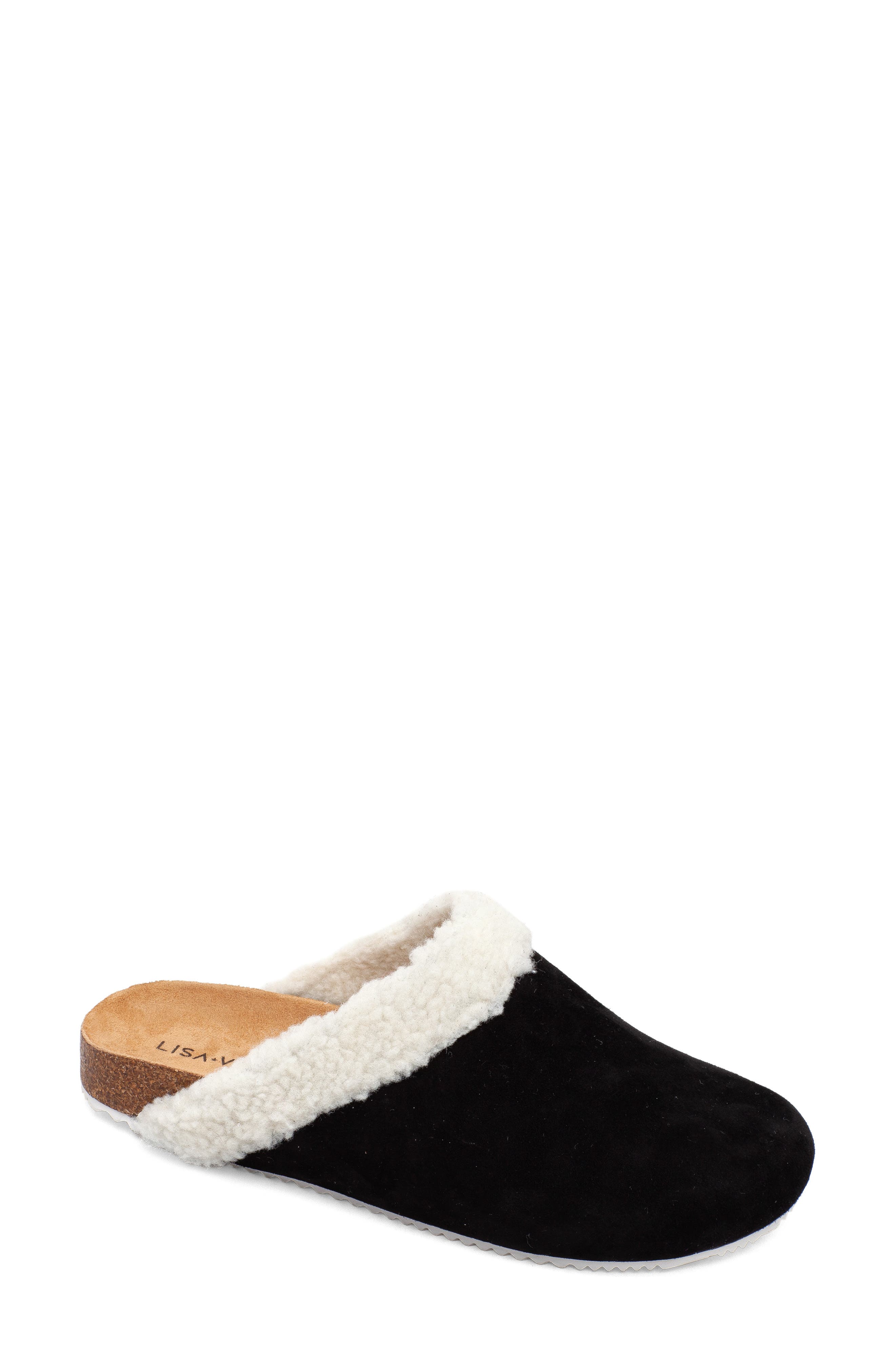 Lisa Vicky Zeal Faux Shearling Mule, Main, color, 