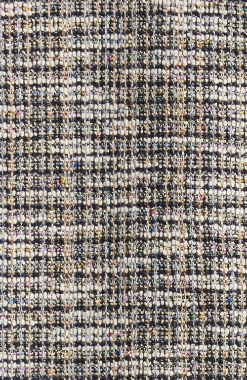 Lyssé Lysse Collarless Stretch Tweed Jacket In Gray
