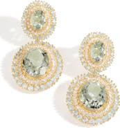 YS GEMS Semiprecious Stone Drop Earrings