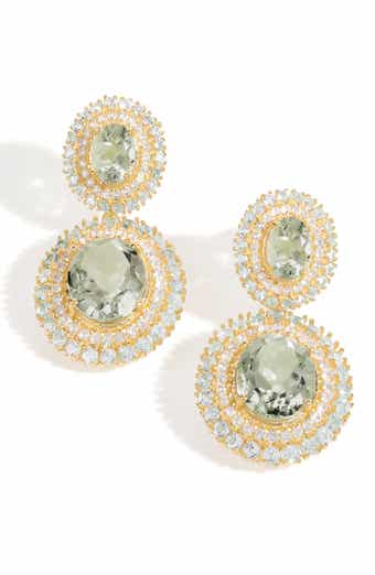 Semiprecious Stone Drop Earrings
