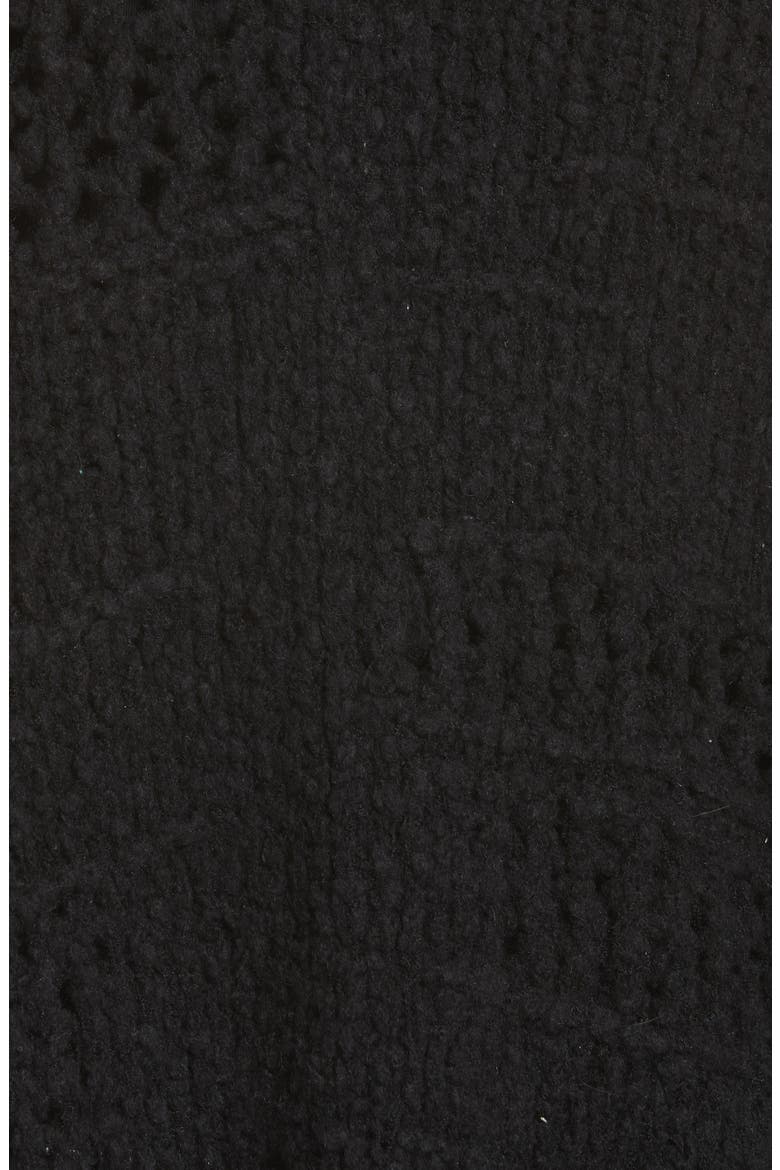 Saturday Morning Cardigan, Alternate, color, BLACK