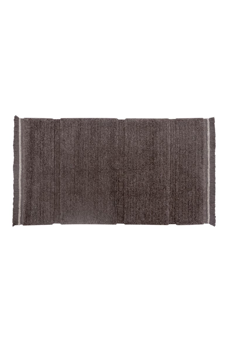 Steppe Woolable Washable Wool Rug, Main, color, SHEEP BROWN