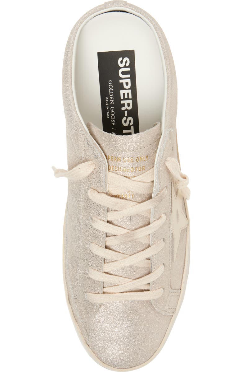 Golden Goose Super-Star Sabot Mule Sneaker, Alternate, color, Platinum/ Cream