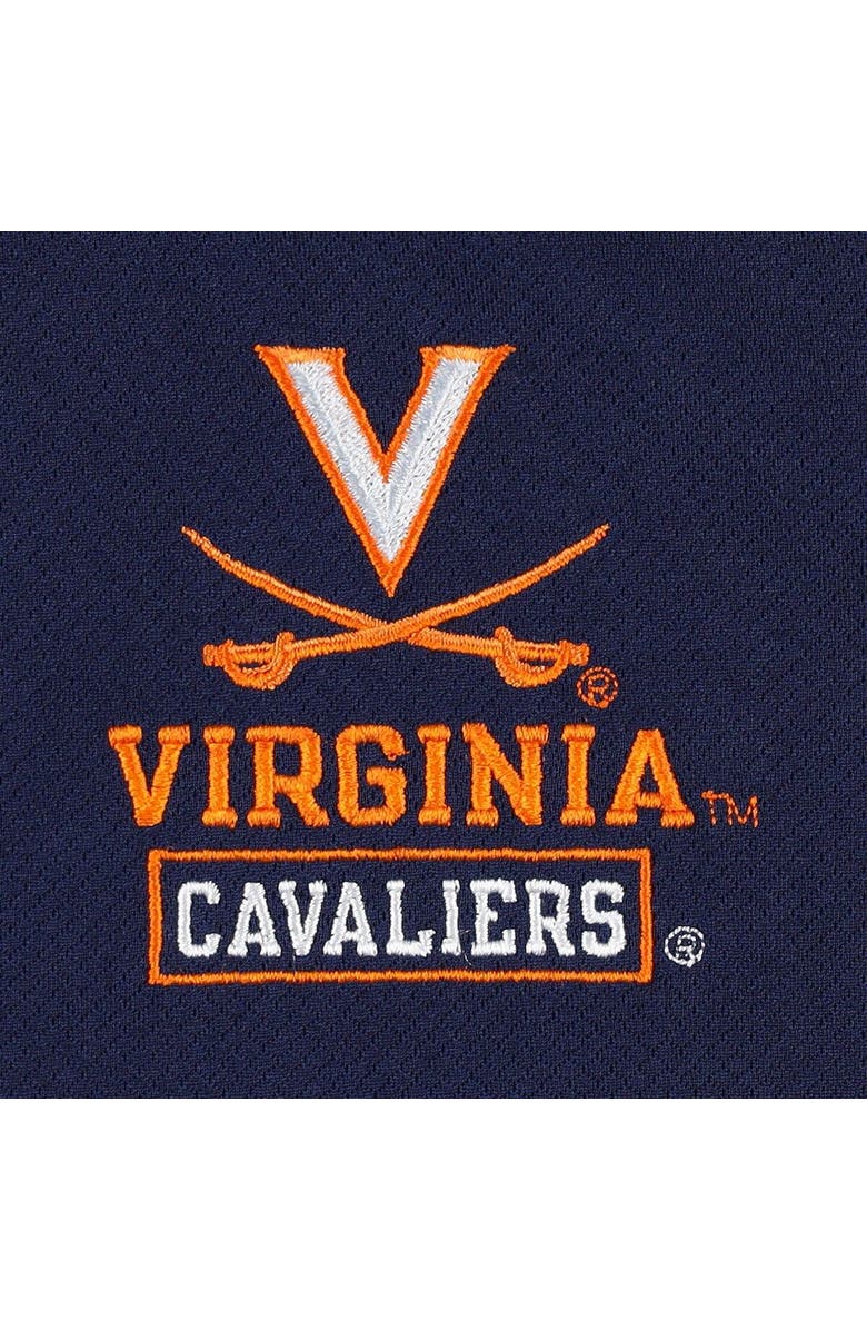 Champion Men's Champion Navy Virginia Cavaliers Textured Quarter-Zip Jacket, Alternate, color, Navy