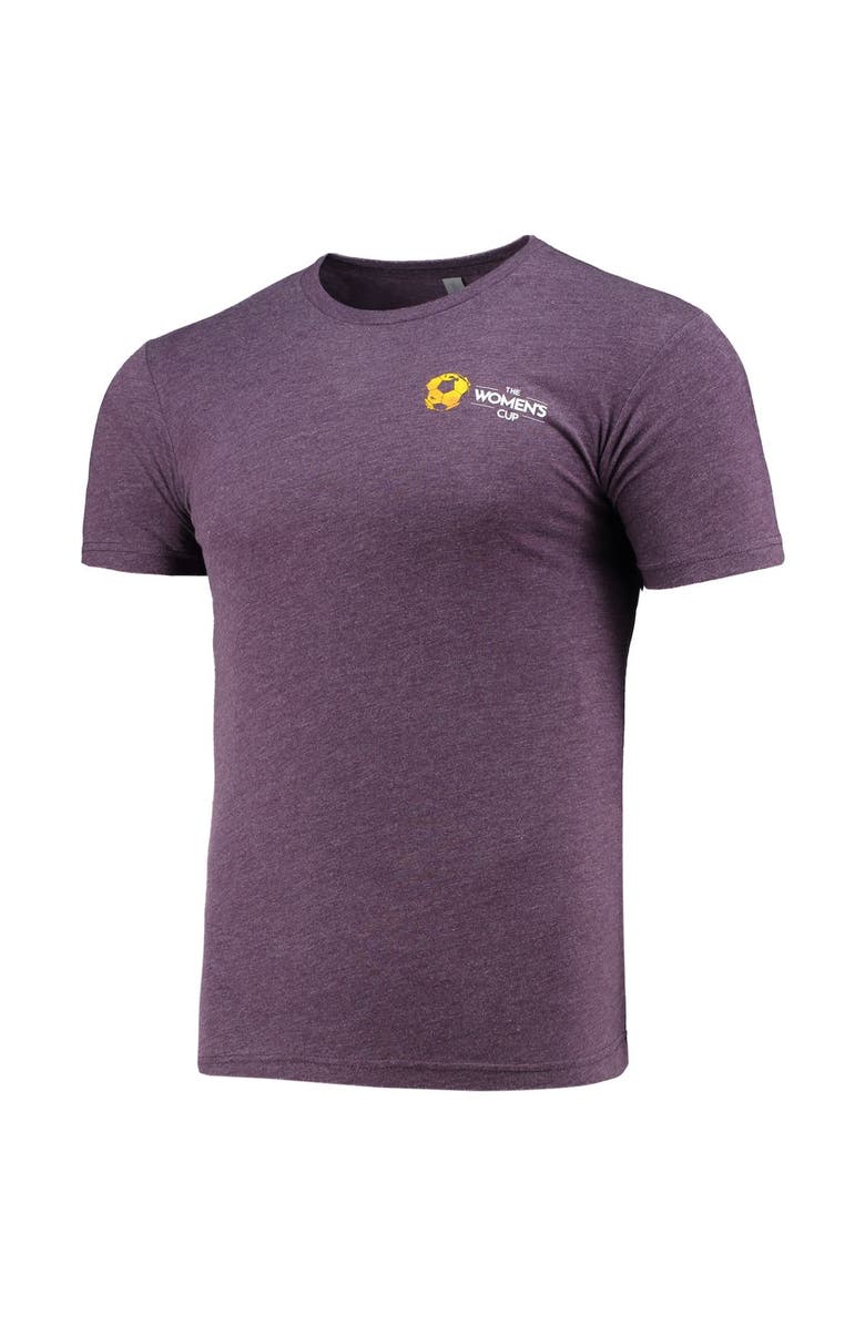 BAYERN MUNICH Men's Purple 2021 The Women's Cup Tri-Blend T-Shirt, Alternate, color, 