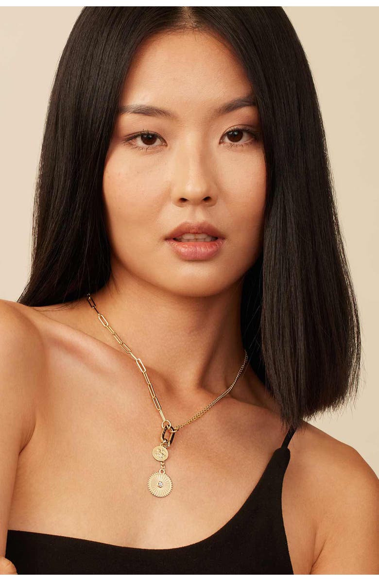 Oradina 14K Yellow Gold Connect Me Oval Clasp, Alternate, color, Yellow Gold