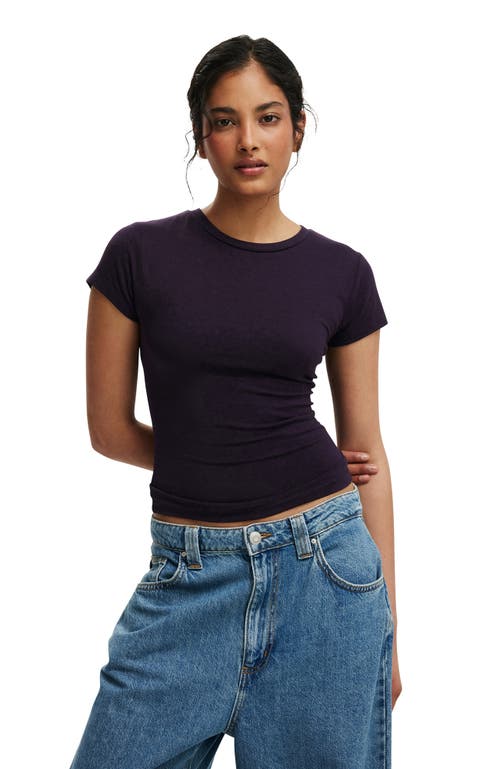 Cotton On All Day Crew Tee In Purple