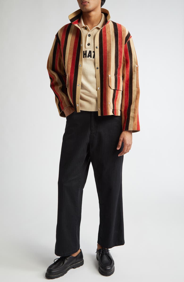 Bode Knolly Brook Twill Trousers, Alternate, color, Black