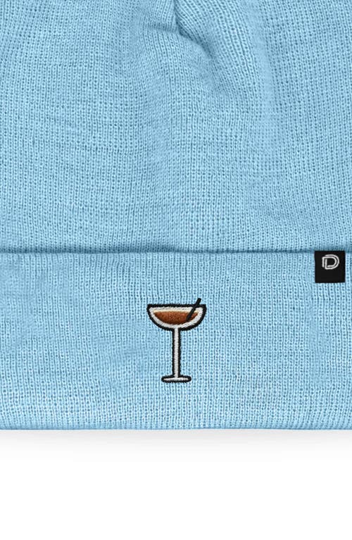 Dalix Espresso Martini Beanie Cap In Blue