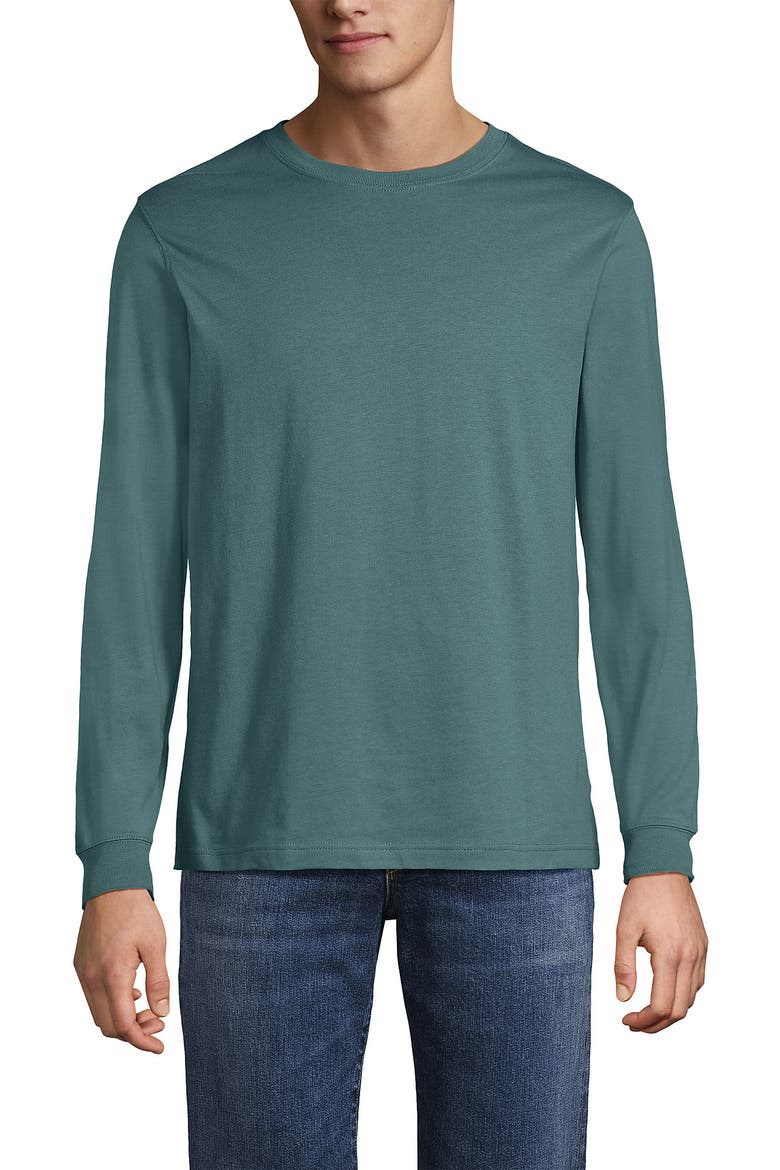 Super-T Long Sleeve T-Shirt, Alternate, color, Tourmaline
