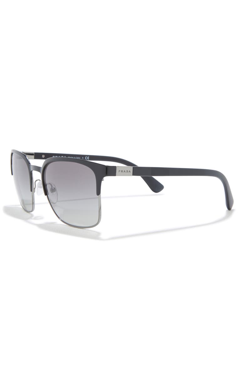 Prada 55mm Square Sunglasses, Alternate, color,