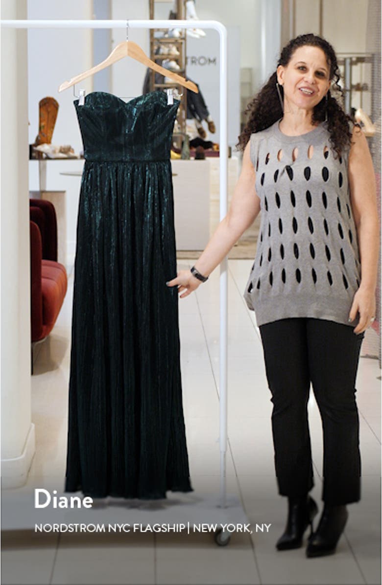 Audrina Strapless Gown