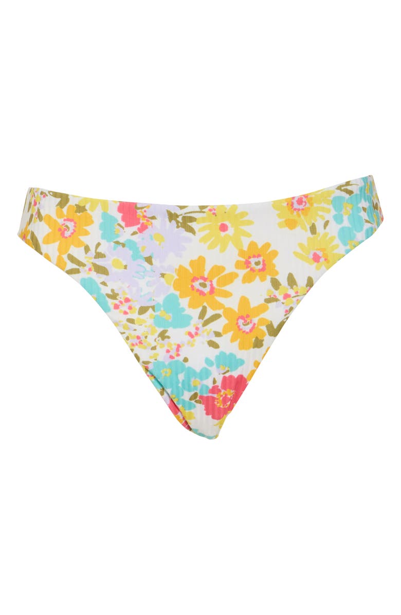 Vitamin A<sup>®</sup> Cali High Leg Bikini Bottoms, Alternate, color, Wildflower