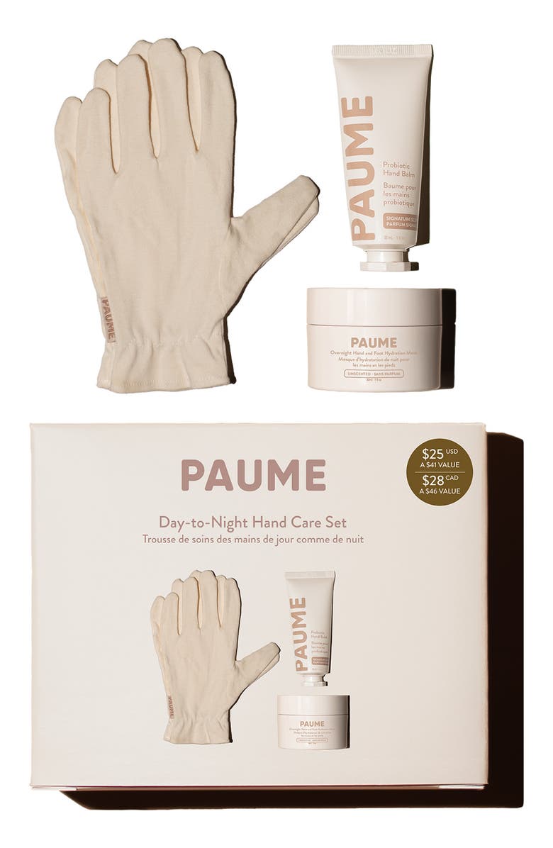 PAUME Day-to-Night Hand Care 3-Piece Set $41 Value, Main, color, Beige