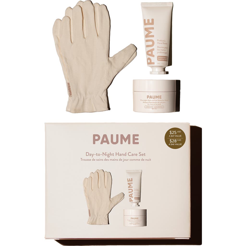 Paume Day-to-night Hand Care 3-piece Set $40 Value In Sand
