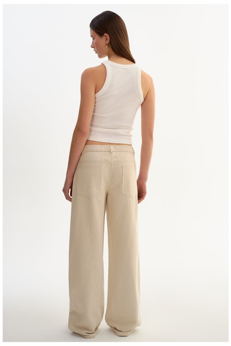 Taleen | Linen Twill Pants, Alternate, color, Natural