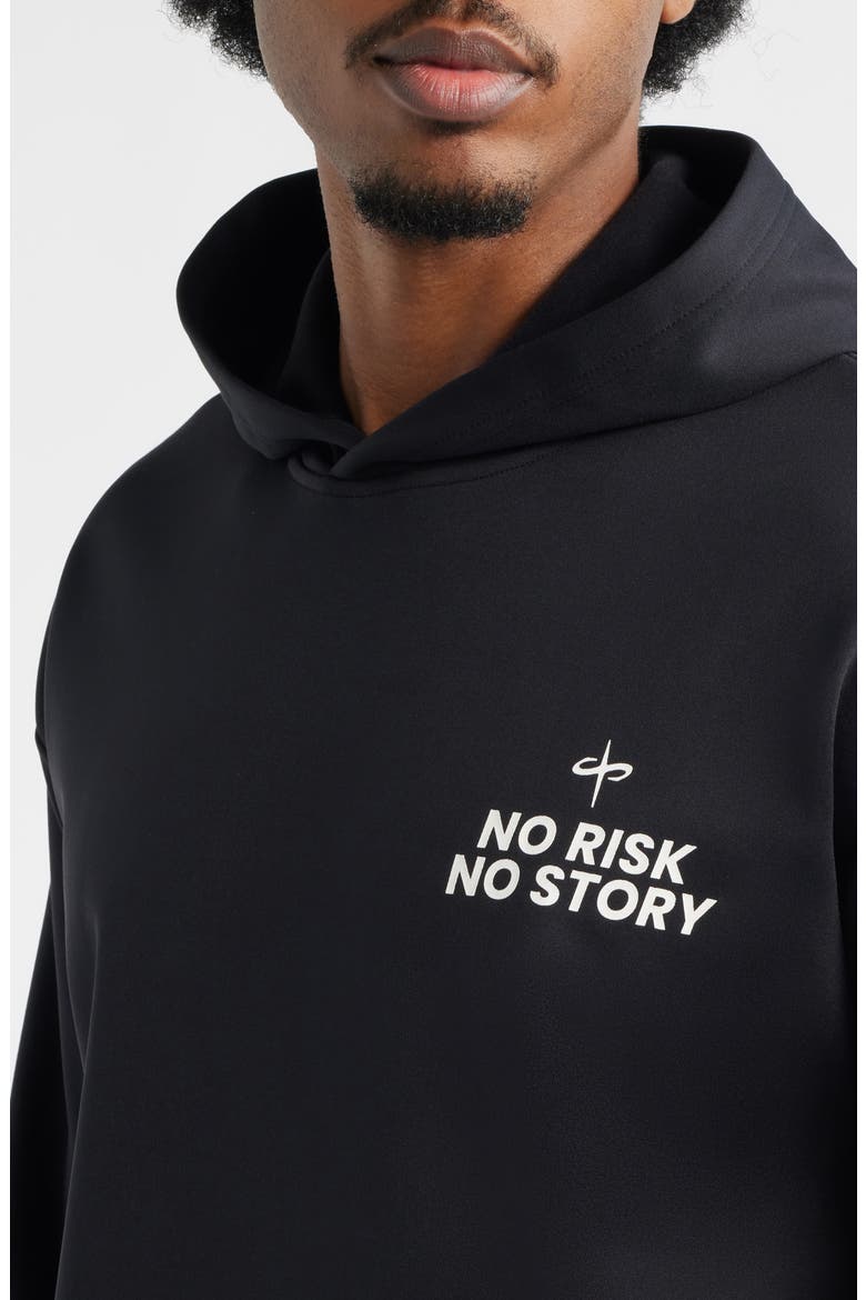 Tempo No Risk Comfort Graphic Hoodie, Alternate, color, BLACK