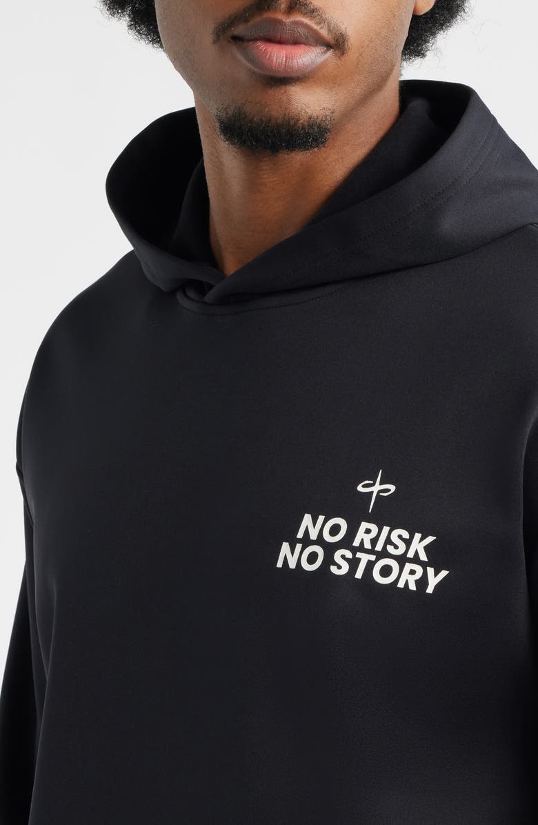 SANTO STUDIO Tempo No Risk Comfort Graphic Hoodie, Alternate, color, Black