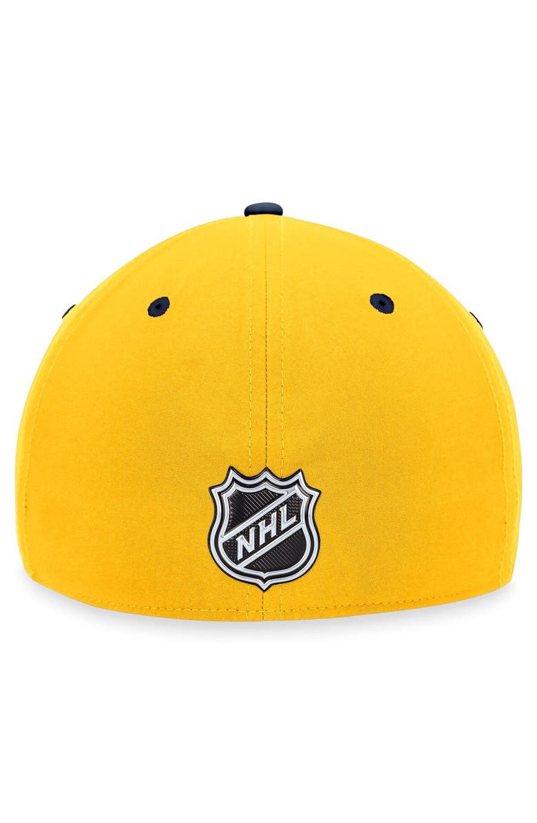 FANATICS Men's Fanatics Branded Gold Nashville Predators 2023 NHL Draft Flex Hat, Alternate, color,