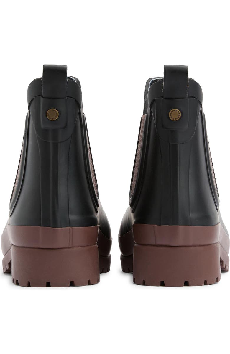 Barbour Mallow Wellington Waterproof Chelsea Boot, Alternate, color, Black/ Vicuna